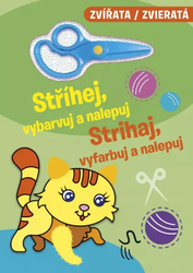 Zvířata - Stříhej, vybarvuj a nalepuj