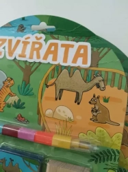 Zvířata - Razítka 5+1 s voskovou - poškozené