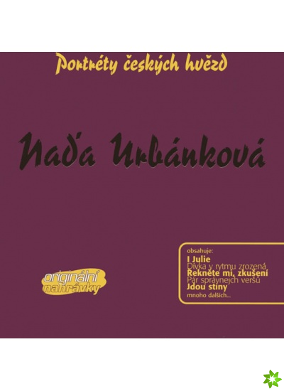 CD Naďa Urbánková - Portréty českých hvězd (Zlatá edice)