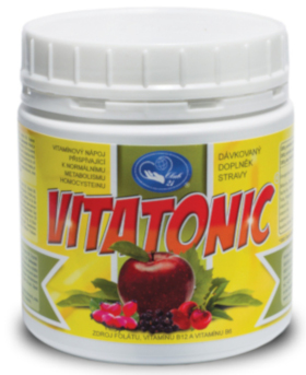 VITATONIC – vitamínový nápoj přispívající k normálnímu metabolismu homocysteinu
