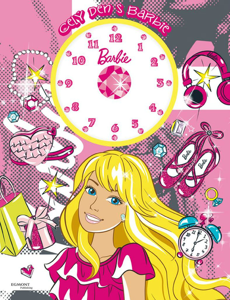 Celý den s Barbie - leporelo s hodinami