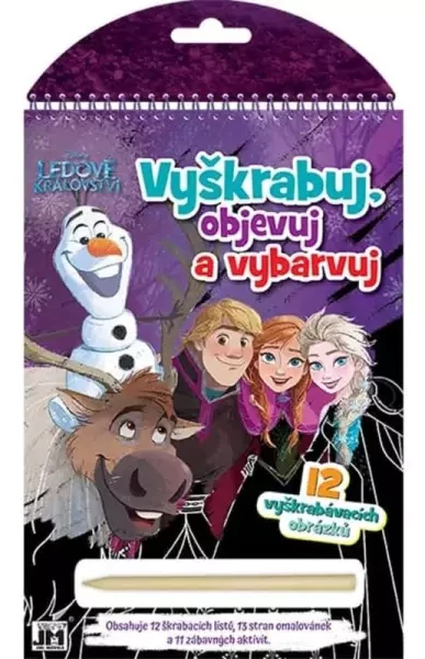 Ledové království - Vyškrabuj, objevuj, vybarvuj