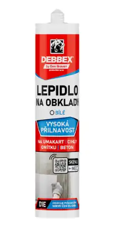 Lepidlo na obklady 280ml bílé