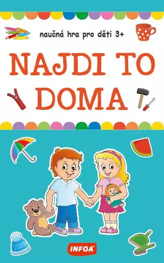 Výukové karty (krabička) - NAJDI TO DOMA - naučná hra pro děti 3+