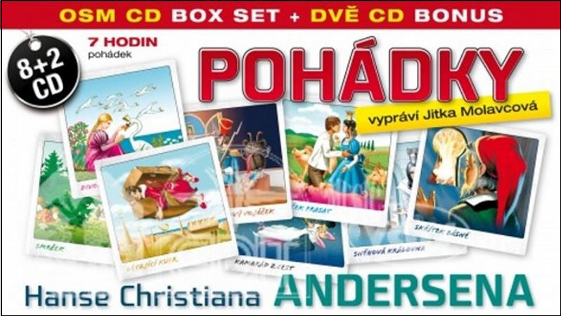 CD Pohádky Andersen/Němcová komplet 10 CD
