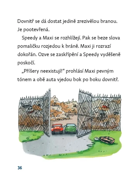 Speedy, závodní autíčko - Poklad z vrakoviště