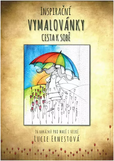 Vymalovánky s lepenou horní vazbou A4, 16 listů
