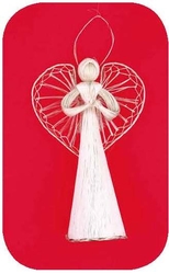 Angel with intertwined wings 21cm