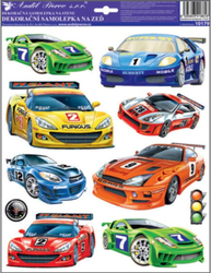 Racing car wall stickers