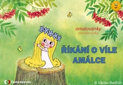 Coloring pages A5 Fairy Amálka