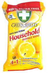 Green Shield Household 70 Stück – universelle Feuchttücher