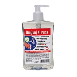 Kvapalné mydlo s antimikrobiálnymi (antibakteriálnymi) prísadami 500 ml