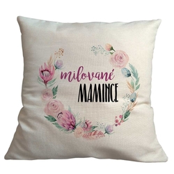 Pillow cover 40x40 cm - beloved mother