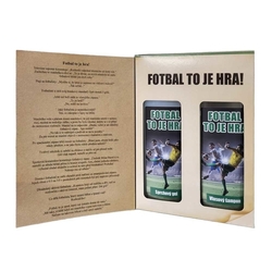 Kosmetická sada kniha fotbalistu – sprchový gel 250 ml a šampon 250 ml