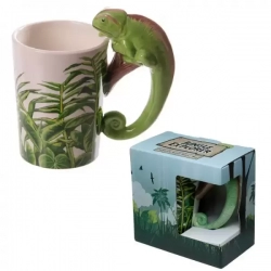 Chameleon ceramic mug