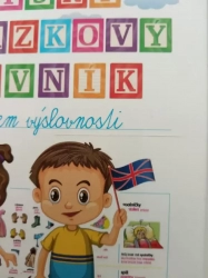Dětský česko-anglický obrázkový slovník s přepisem výslovnost - poškozené