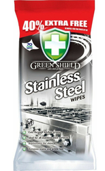 Green Shield Stainless 70ks - vlhčené obrúsky na nerezové plochy
