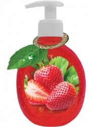 LARA liquid soap with dispenser 375 ml Strawberry