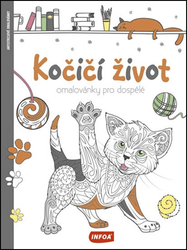 Життя котів - книга -розмальовки для дорослих