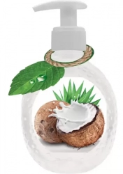 LARA liquid soap with dispenser 375 ml Coconut