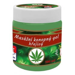 Konopný gel Cannabis 500 ml hřejivý