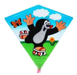 Flying kite Mole on skates 68 x 73 cm