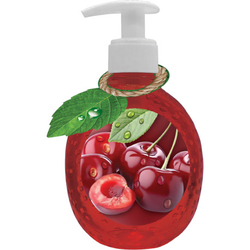 LARA liquid soap with dispenser 375 ml Cherry