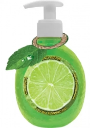 LARA liquid soap with dispenser 375 ml Lime Lemon