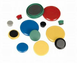 Magnet round colored 24mm 10k
