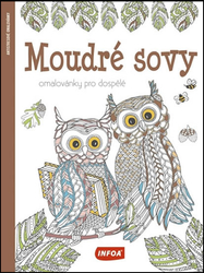 Мудра сова - книга -розмальовки для дорослих