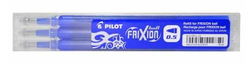 Frixion roller refill 0.5mm blue / pack of 3 pieces