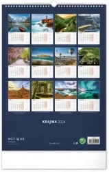 Krajina kalendára steny 2024, 33 × 46 cm