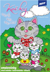 Coloring pages A5 Cats