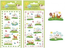 Stickers for gel eggs 19 x 9 cm, animals