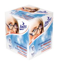 Wet wipes for glasses Linteo 50 pcs