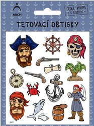 Tetovacie obtlačky Piráti