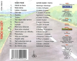 CD skladby pre cestovanie (obal)