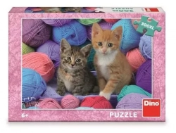 Puzzle Kätzchen aus Wolle 300 XL-Teile
