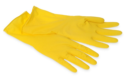 Rubber gloves ECONOMIC size S