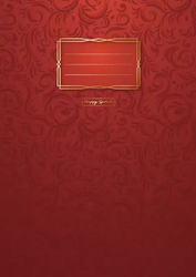 Arbeitsbuch Premium Red Ornamente A5