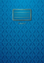 Zošit prémiová modrá tapeta A4