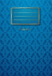 Zošit prémiová modrá tapeta A5