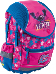 School backpack Girls monsters, ergonomic large