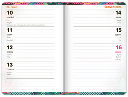 School diary Fresh (September 2023 - December 2024), 9.8 × 14.5 cm