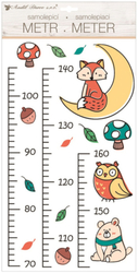 Sticker Children's meter forest animals