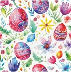 Ubrousky velikonoční kytky a vajíčka