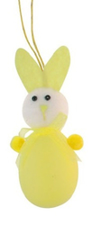 Yellow hanging bunny